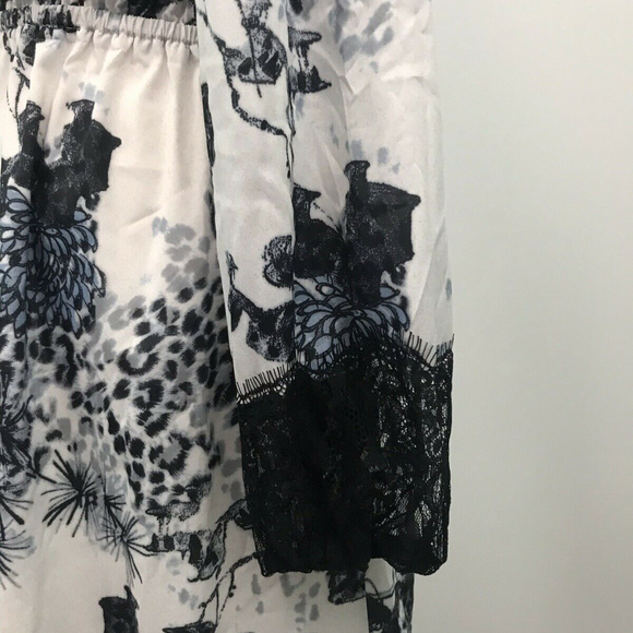 NWT Kobi Black/ White Long Sleeve Dress - Picture 5 of 7